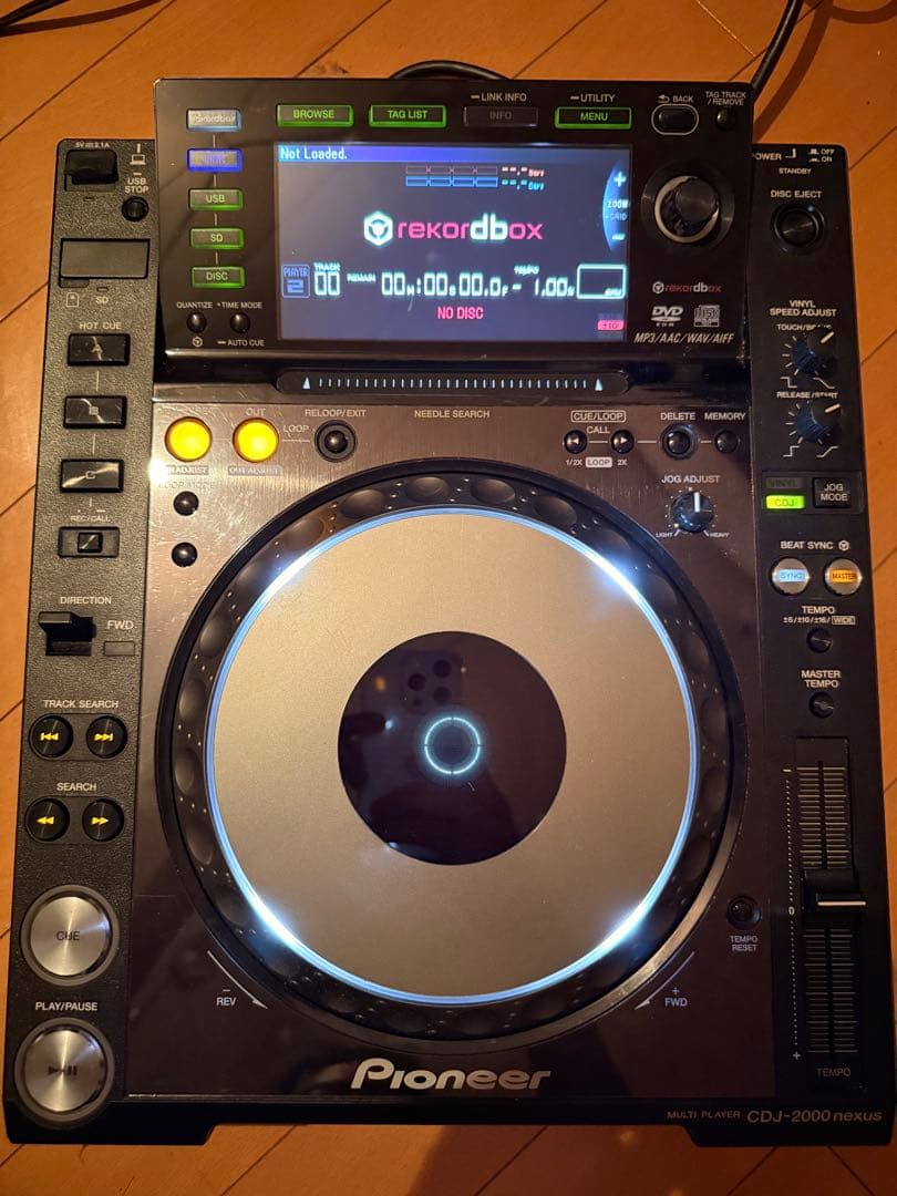 Pioneer CDJ-2000 nexus ジョグダイヤル液晶に使用感あり