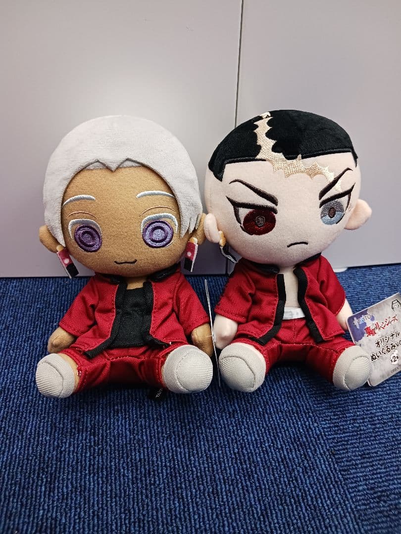 東京リベンジャーズ 　オリジナルぬいぐるみvol.4　イザナ 鶴蝶　2種セット①