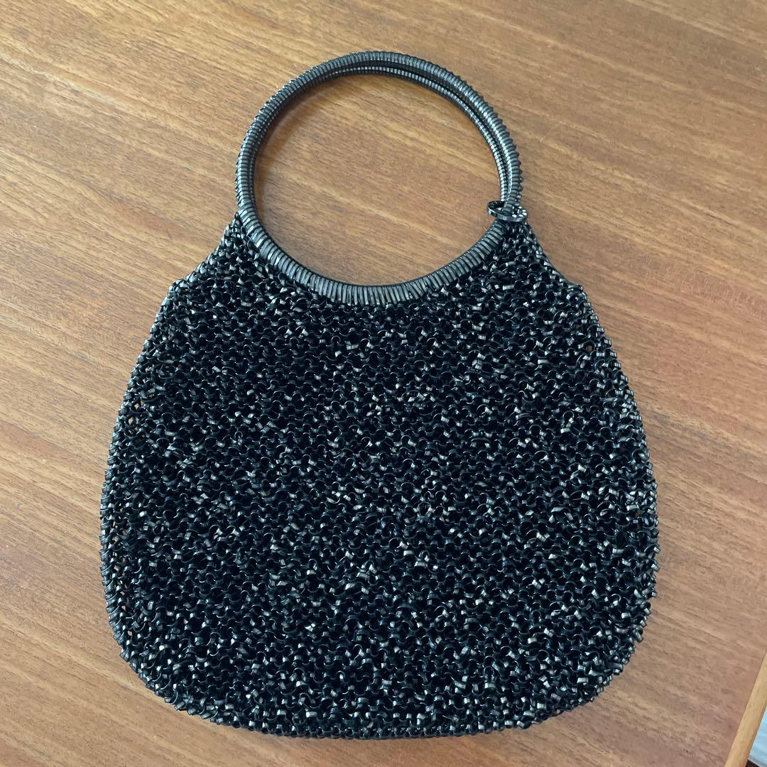 ANTEPRIMA ラウンドワイヤーバッグ 黒