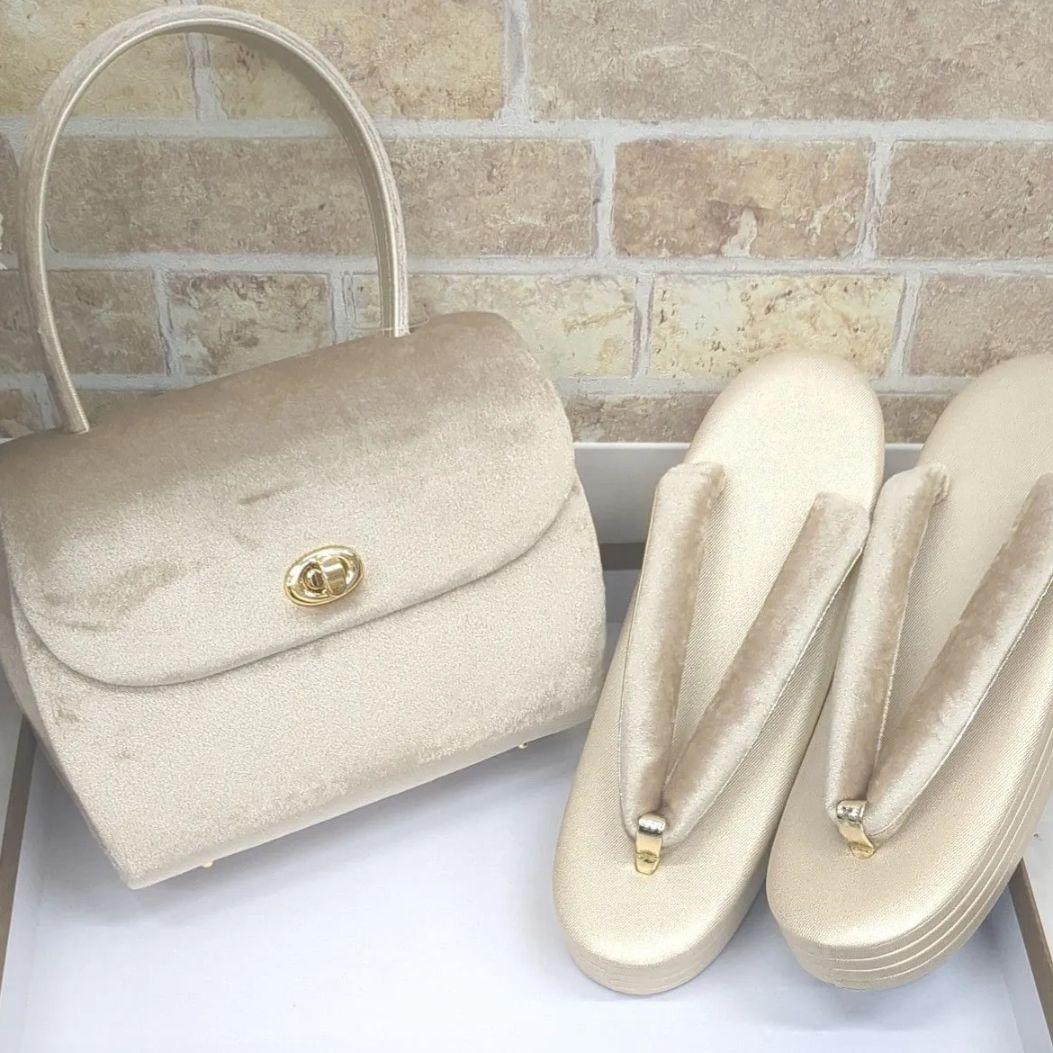 未使用　和装用バッグと草履のセット　　草履バッグ　 成人式　結婚式　振り袖