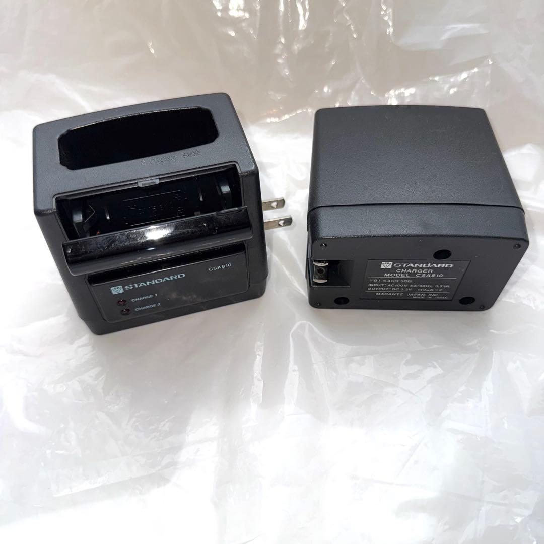 [値下]STANDARDトランシーバー 2台HX810 マイクスピーカー充電器付