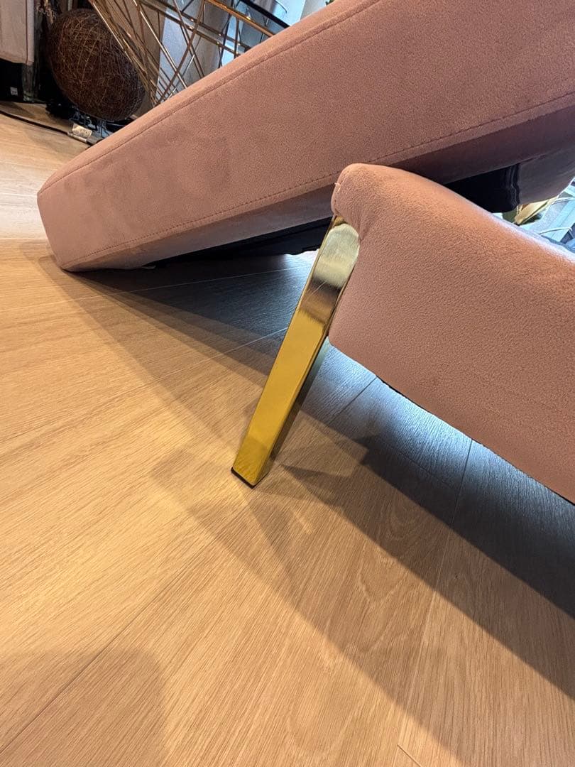 フランフラン　ソファオットマン　ピンク