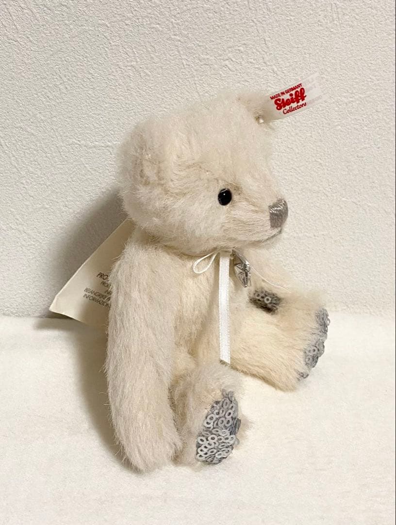 シュタイフ　テディベア　ぬいぐるみ　stella アルパカ混　タグ付き