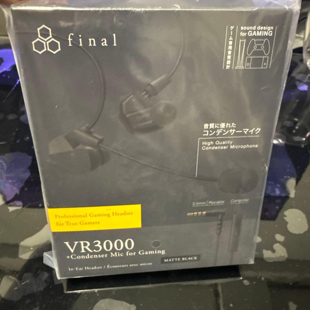 新品　final VR3000 +Condenser Mic for Gamin