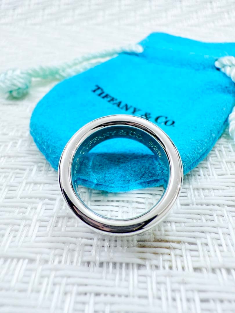 ティファニー　ナローリング　指輪　10.5号　研磨済み　1837 TIFFANY