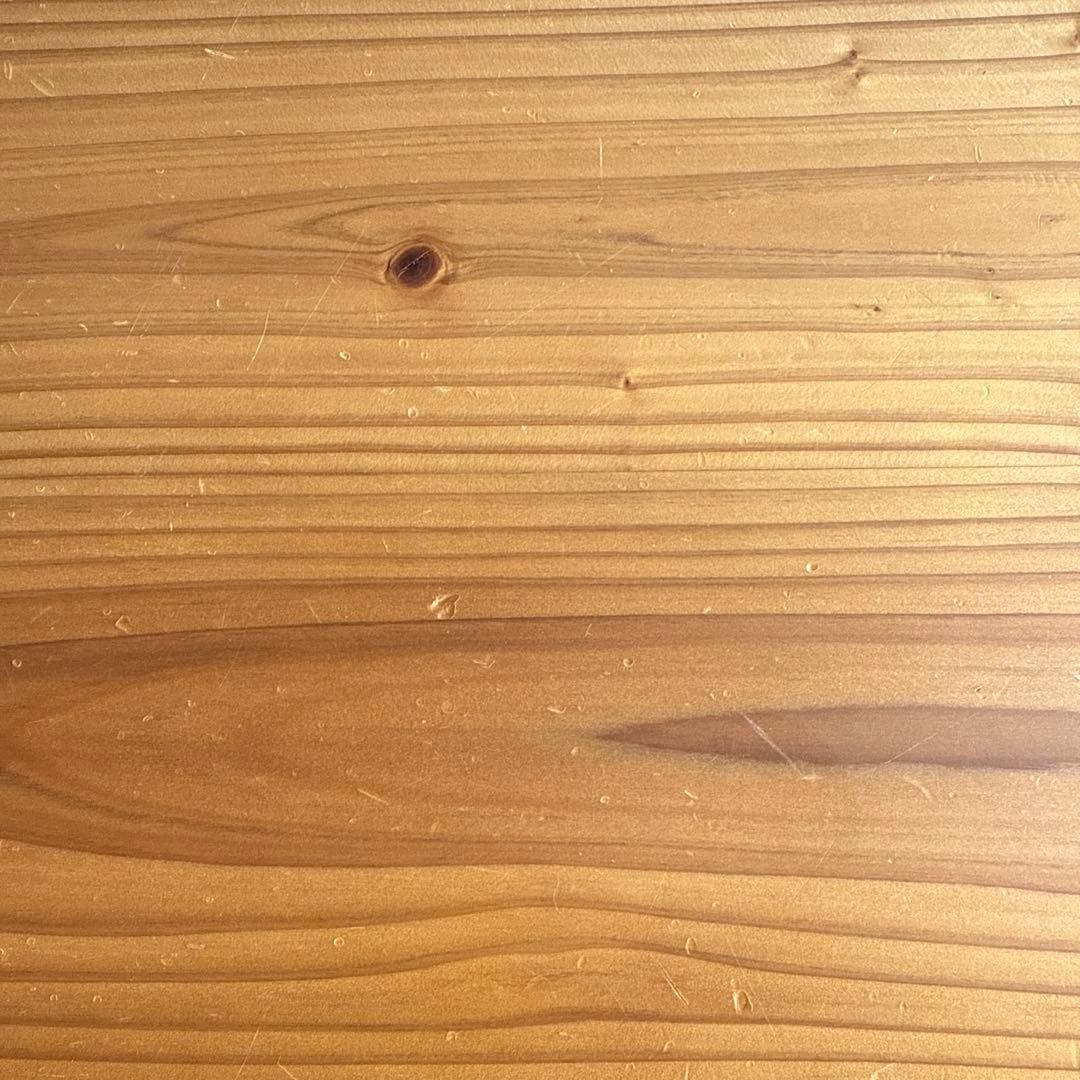 【*a様 KANADEMONO 無垢杉デスク100×65×70