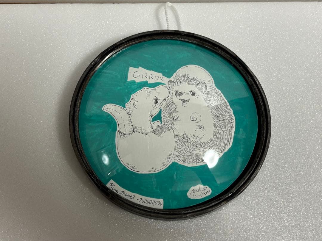 いわさきゆうし　ハリネズミ原画2点　各一点もの