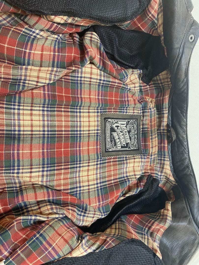 M*k様 DEGNERゴートレザージャケッ[18SJ-6]ブラウンプロテクター付