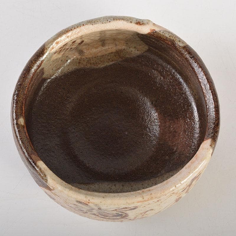 茶道具　織部焼　黒織部茶碗　時代箱　V　6826