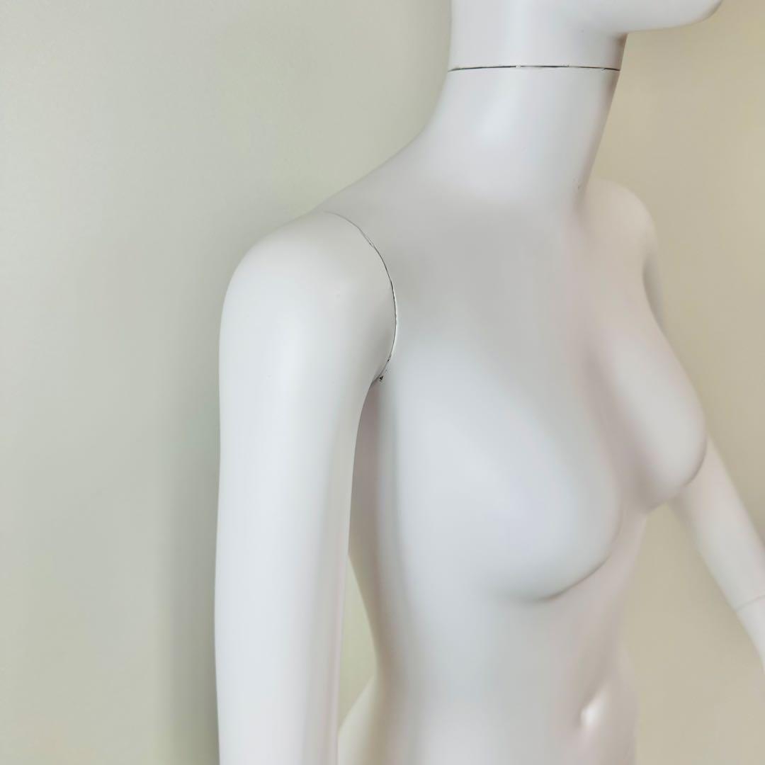 パールイデア 全身トルソー マネキン 女性 ホワイトマネキン 土台付き 高さ調