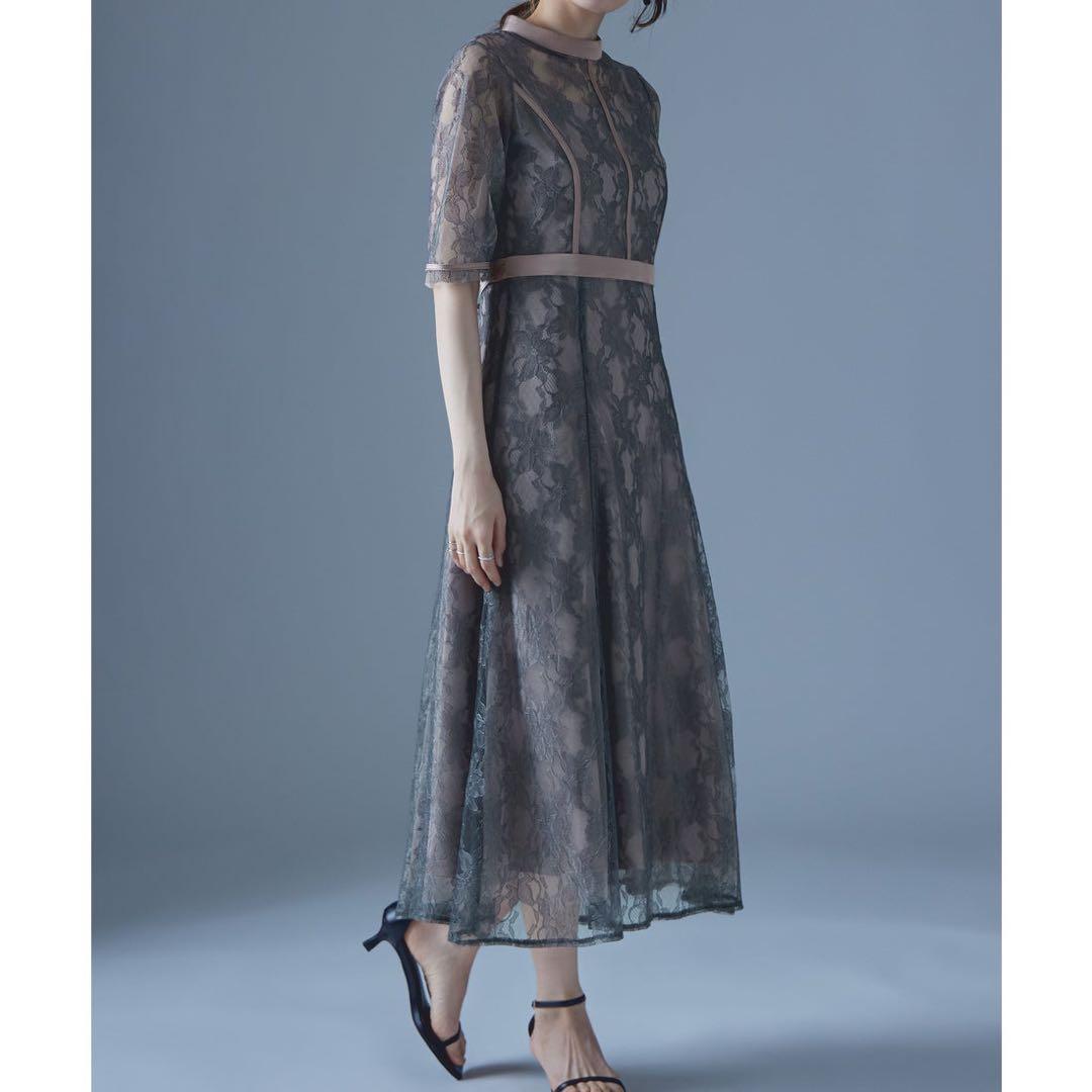 1★新品タグ付き★ドリードール ラッセルレースパイピングレイヤードドレス