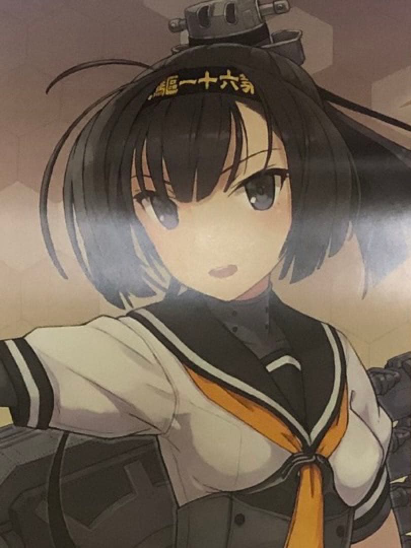 【非売品】艦隊これくしょん 艦これ改 秋月 B2 半裁 サイズ ポスター