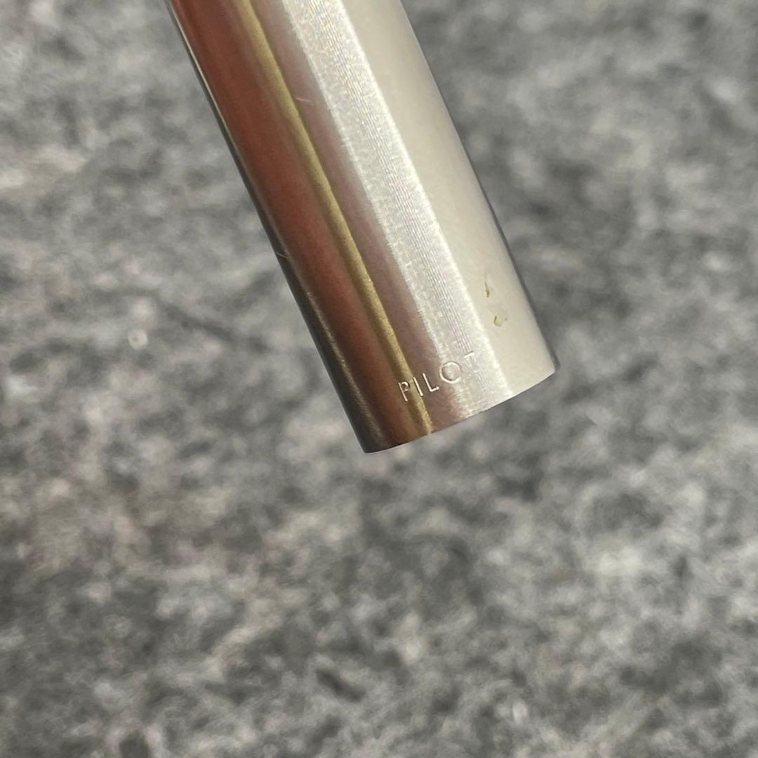 PE833□PILOT パイロット 万年筆 ミュー ステンレス 短軸
