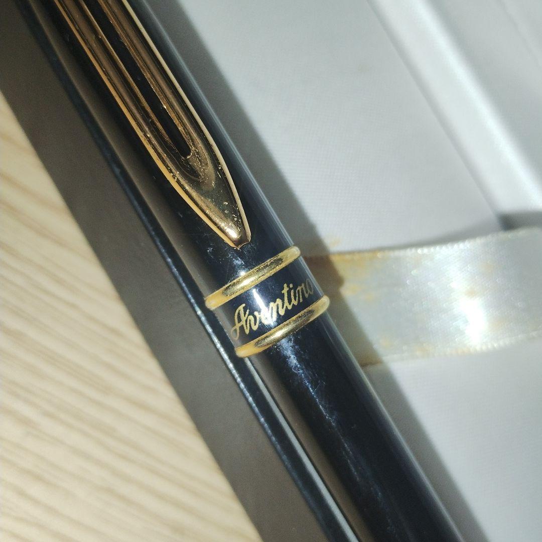 PARKER ブラック万年筆 ゴールド装飾