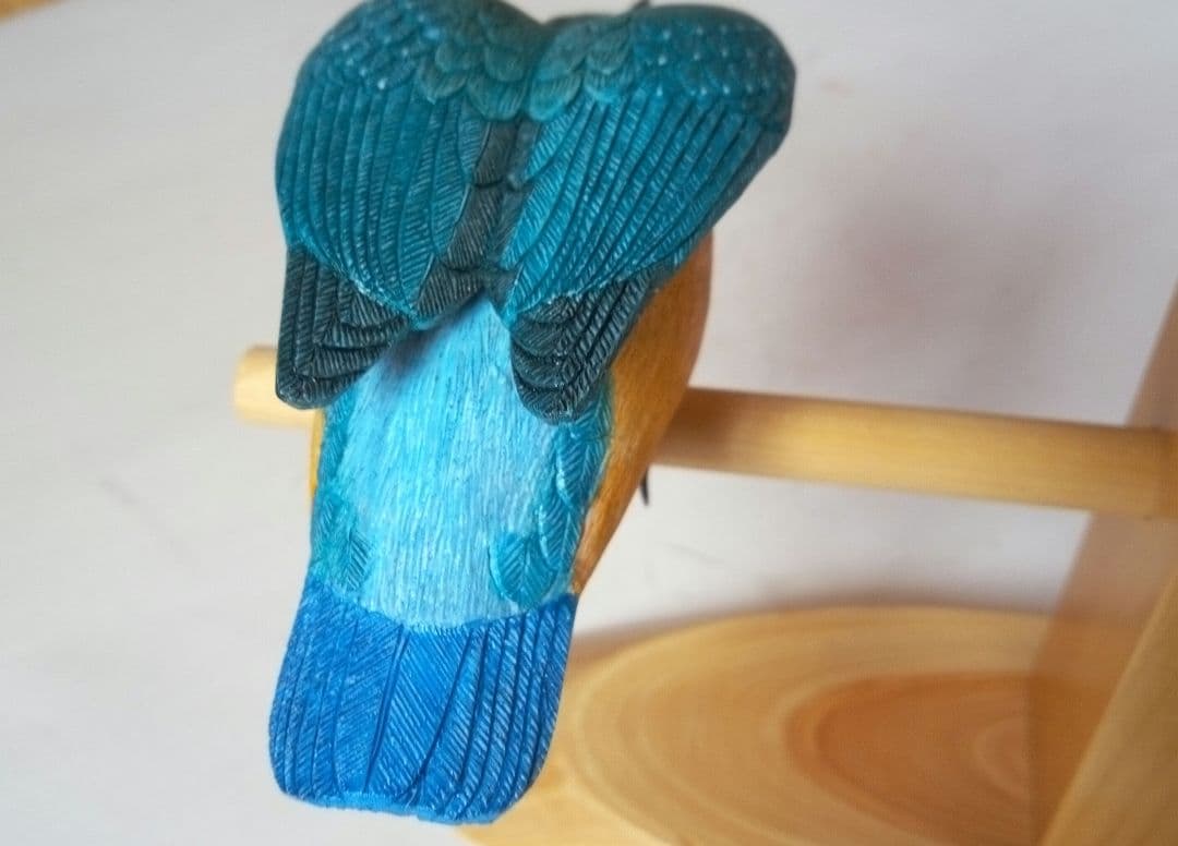 バードカービング　カワセミ