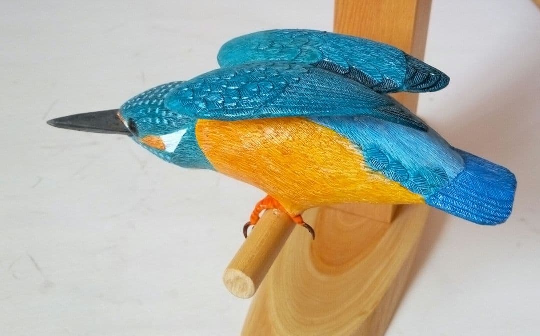 バードカービング　カワセミ