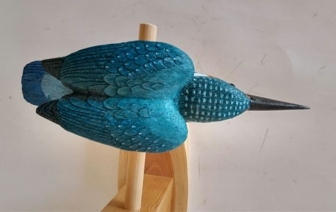 バードカービング　カワセミ