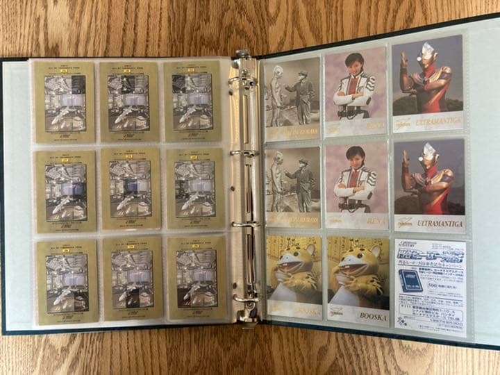 バンダイ・カードダス「円谷ヒーロー列伝」全184種類セット+抽プレ特製バインダー