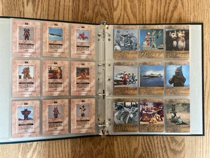 バンダイ・カードダス「円谷ヒーロー列伝」全184種類セット+抽プレ特製バインダー