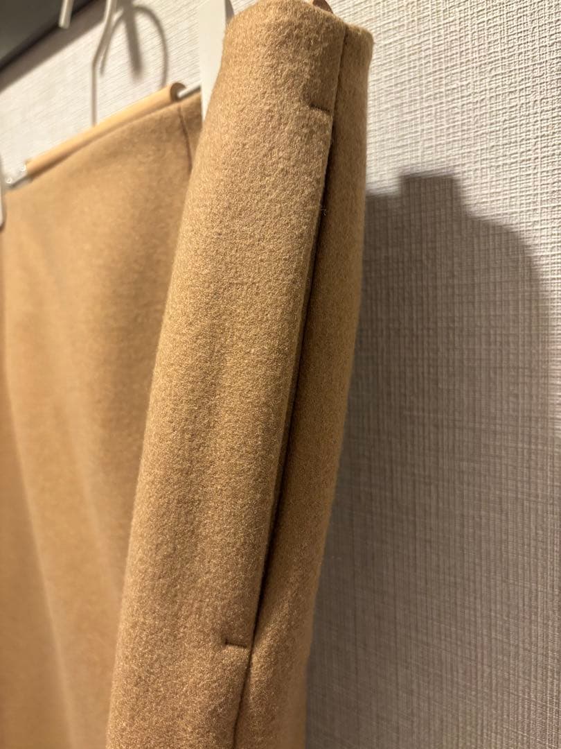 新品未使用Sacai ウール メルトン レース ドッキング スカート