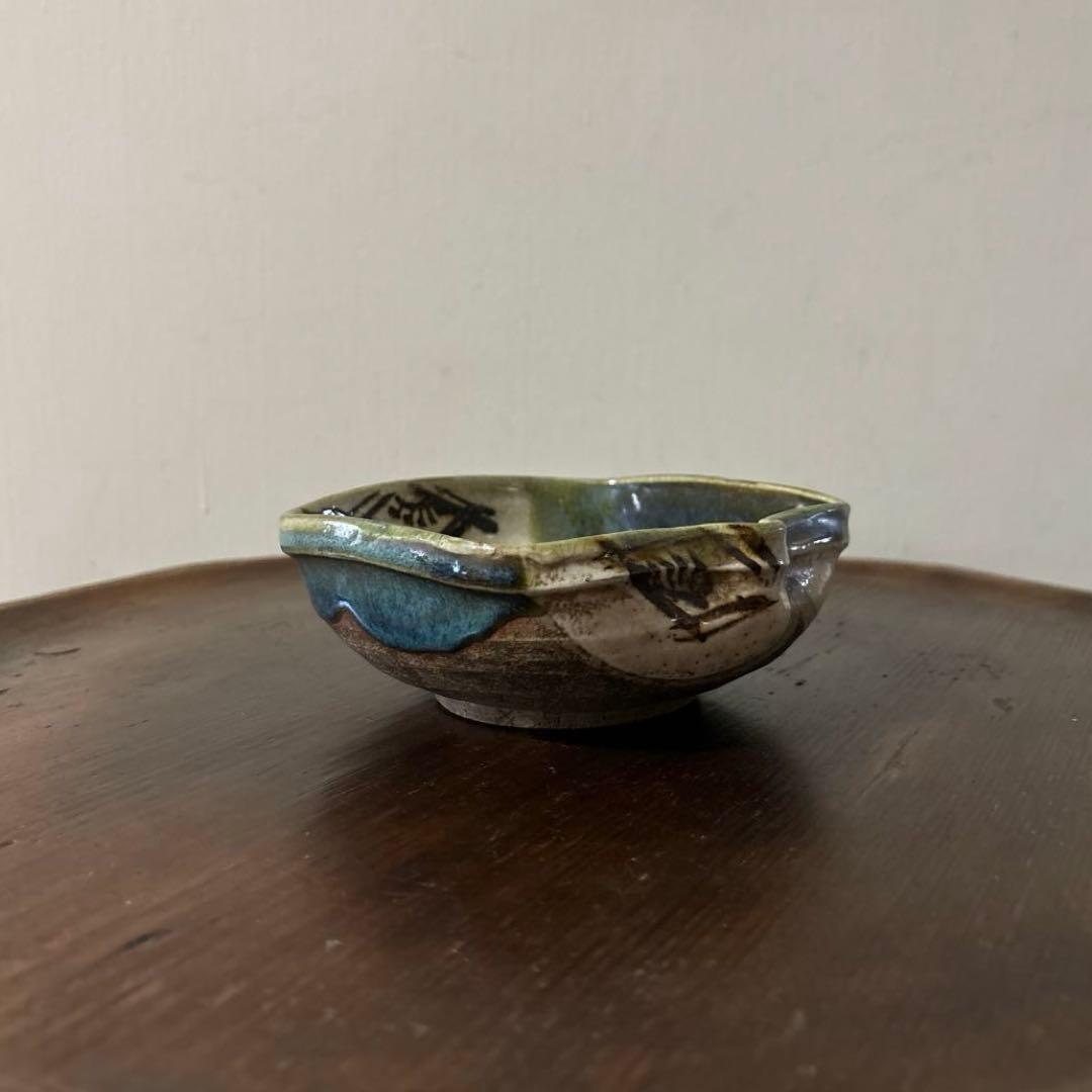 時代織部　向付け　美濃　瀬戸　古美術　茶道具　懐石　酒器　志野　唐津　備前　李朝