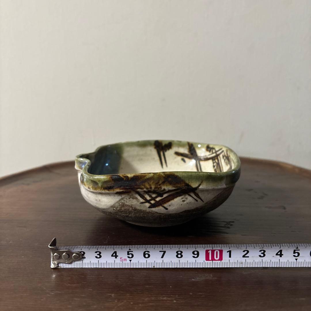 時代織部　向付け　美濃　瀬戸　古美術　茶道具　懐石　酒器　志野　唐津　備前　李朝