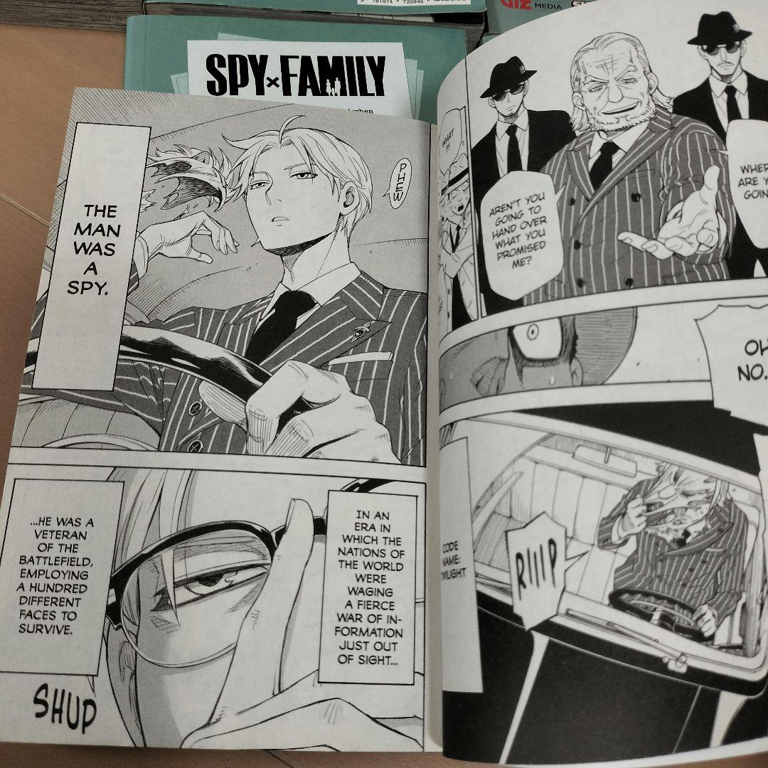 英語版　SPY×FAMILY　1-8　8冊セット