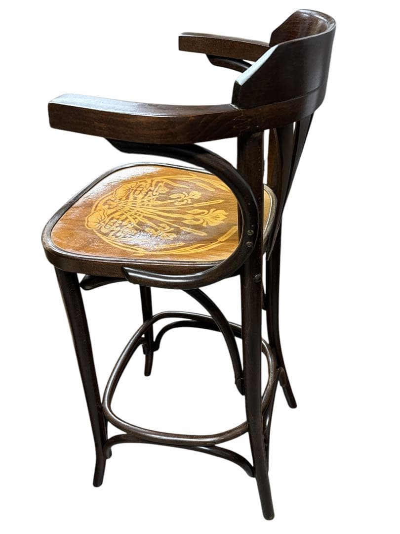 アンティーク　ベントウッドスツール カウンターチェ