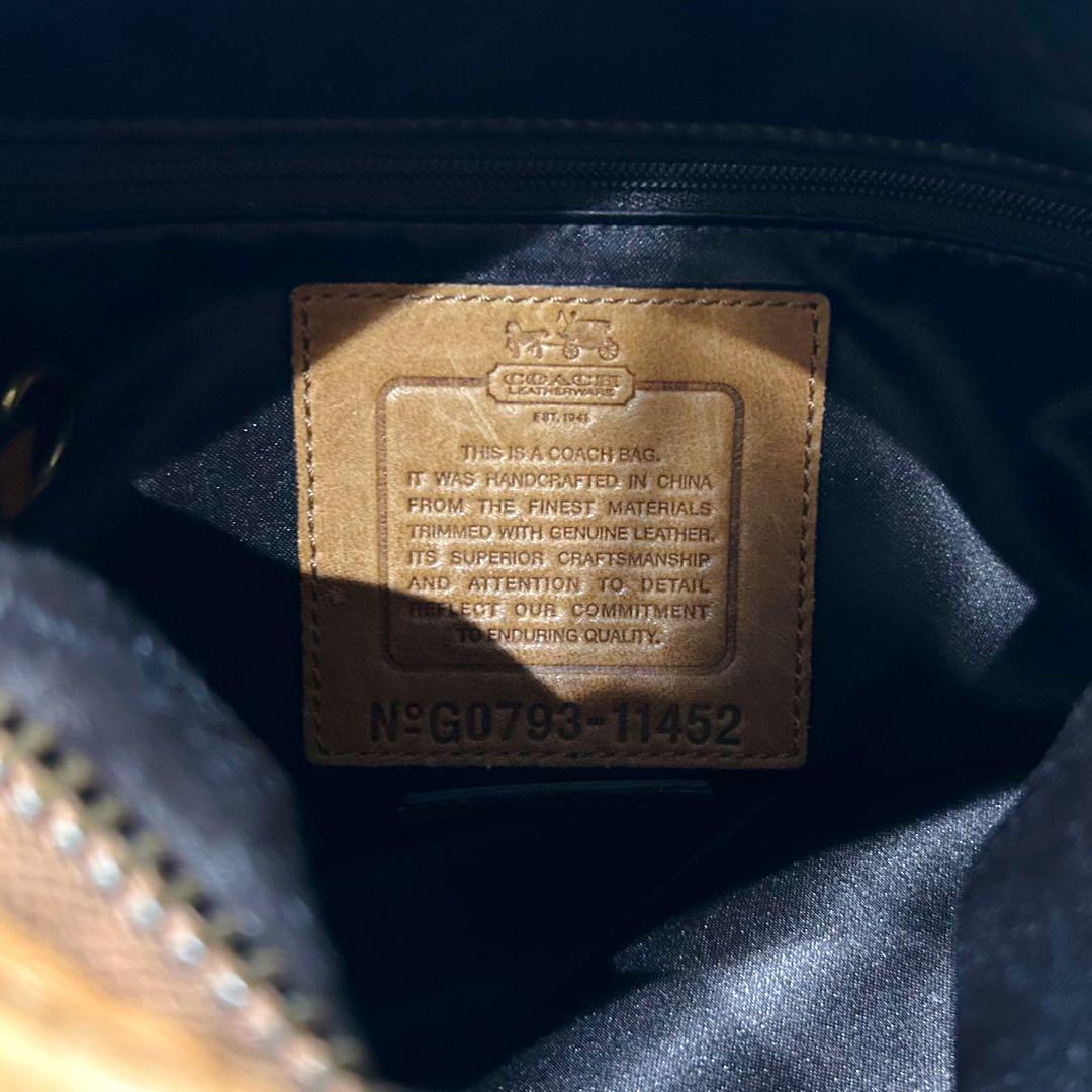 ✨希少 コーチ バケツ型 ワンショルダーバッグ パッチワーク シグネチャー 美品