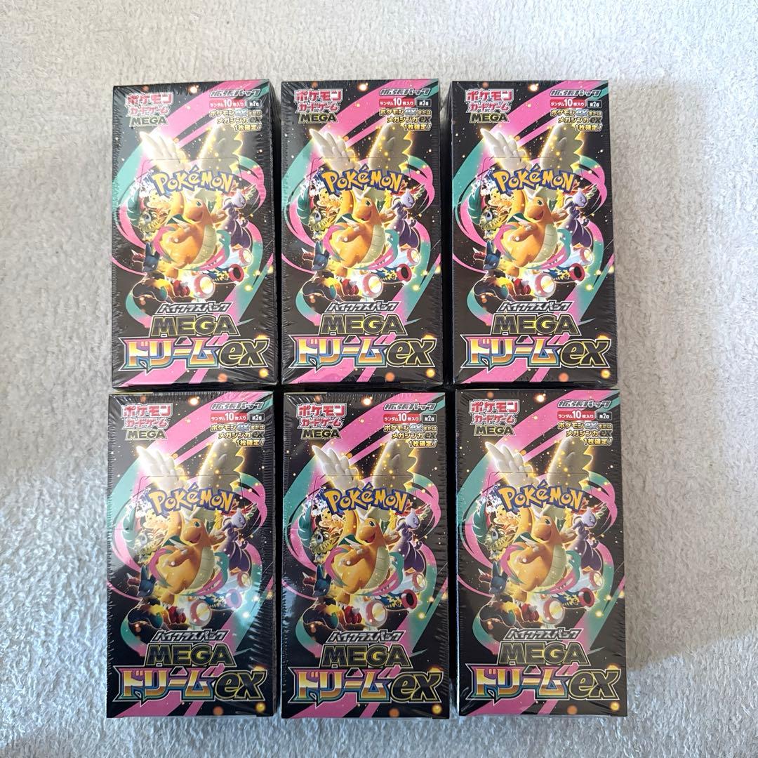 ポケモンカード　MEGAドリームex シュリンク付き　6BOX 新品未開封