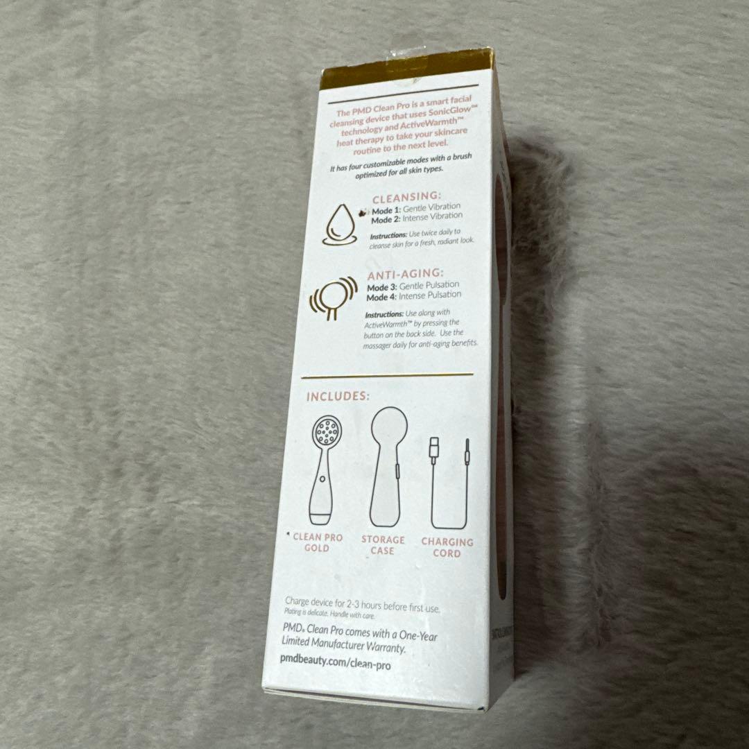 PMD clean pro 洗顔ブラシ 24K金メッキ