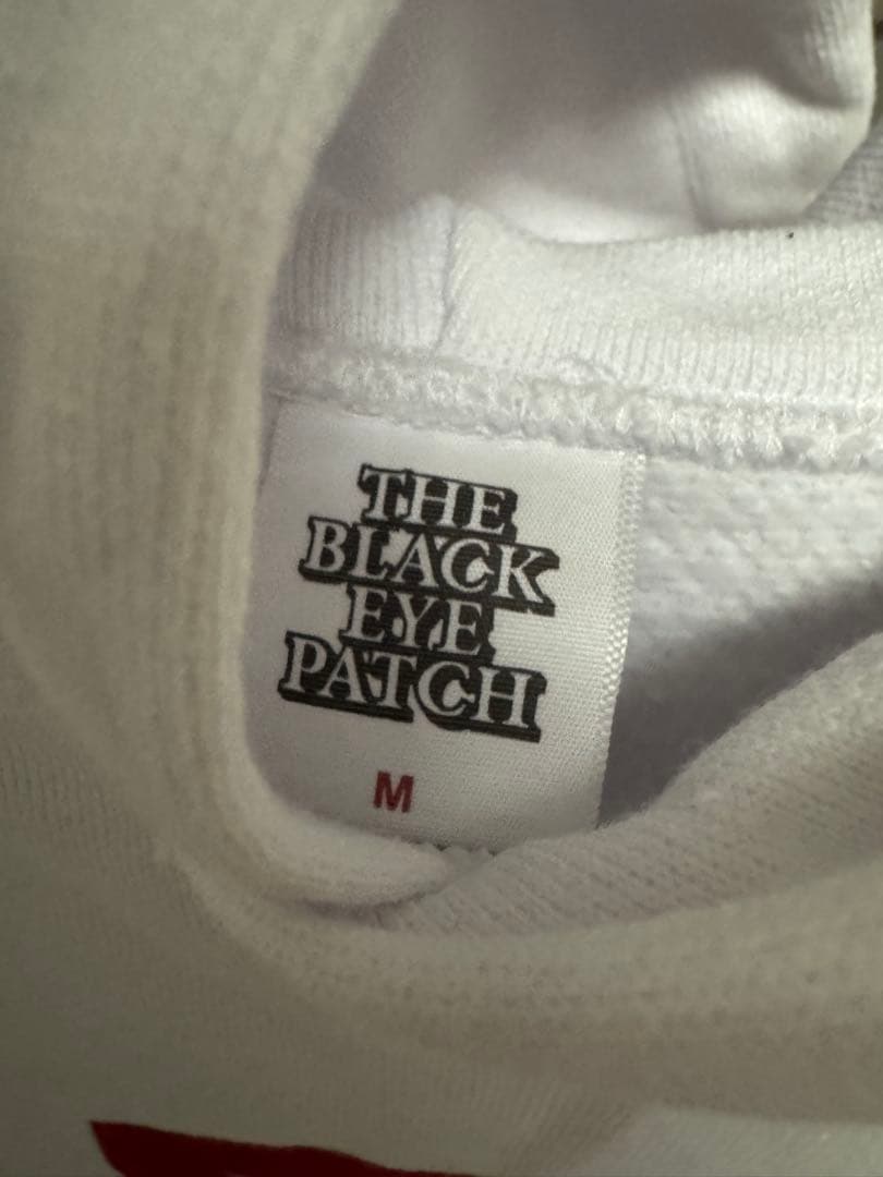 THE BLACK EYE PATCH 取扱注意パーカーホワイト