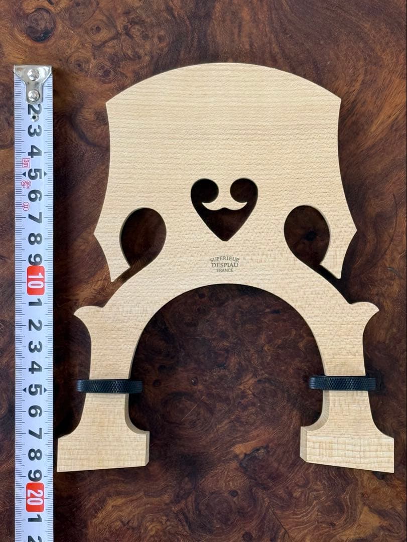 【新品】ウッドベース用 アジャスター付き駒（3/4）フランス製！