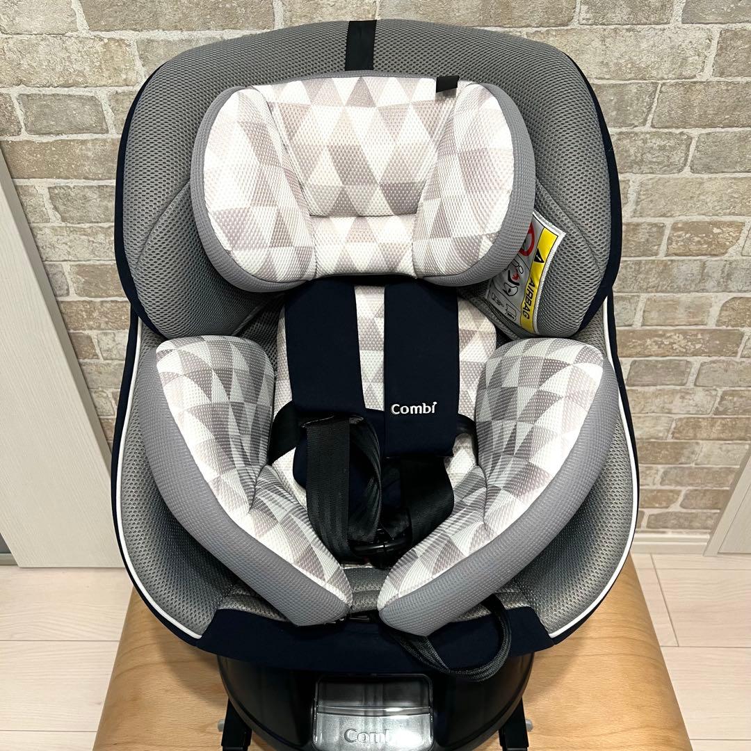 【美品♡】クルムーヴスマートISOFIX エッグショックJN-570ネイビー