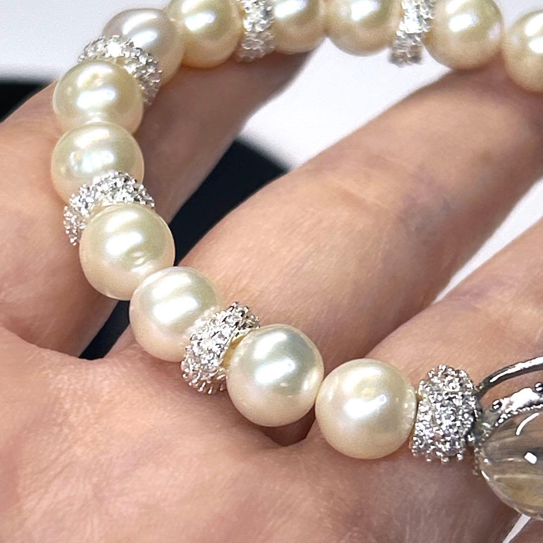 ニードルイントパーズと淡水パール