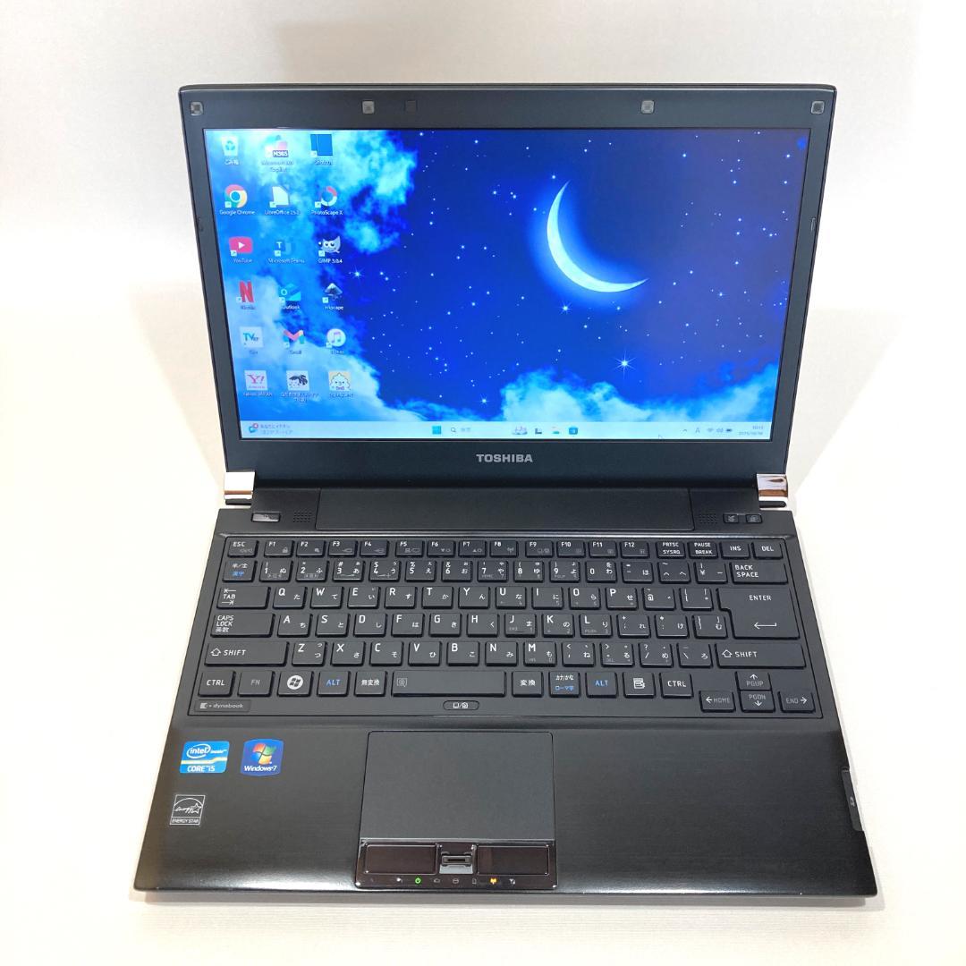 初心者✨快速i5・DVD・コンパクト✨黒✨すぐ使えるノートパソコン◇T361-2