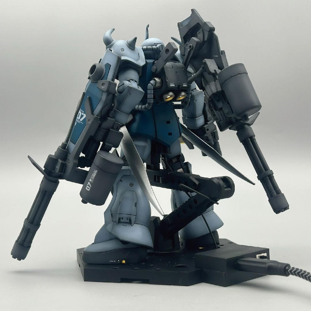 【たーぼー】HGグフカスタム　電飾塗装済完成品