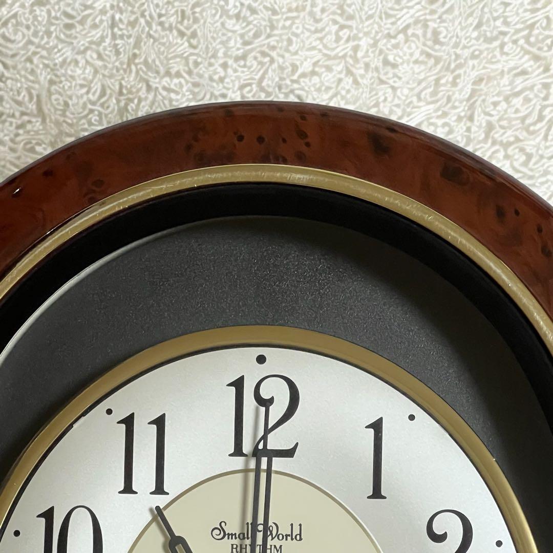 RHYTHM リズム リズム時計 スモールワールド　4MH740 からくり時計