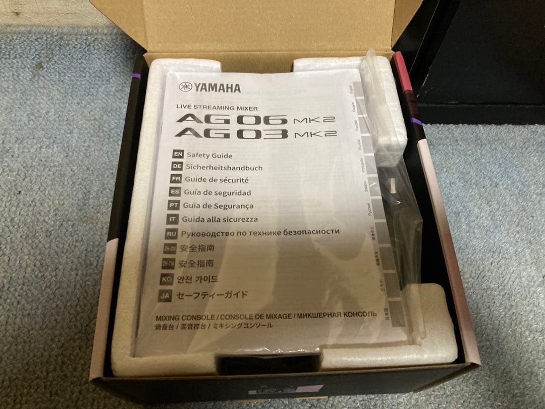 YAMAHA AG03 MK2 ミキサー