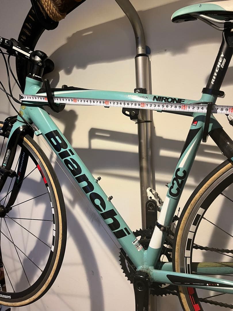 シーザリオ　Bianchi Nirone ロードバイク 水色