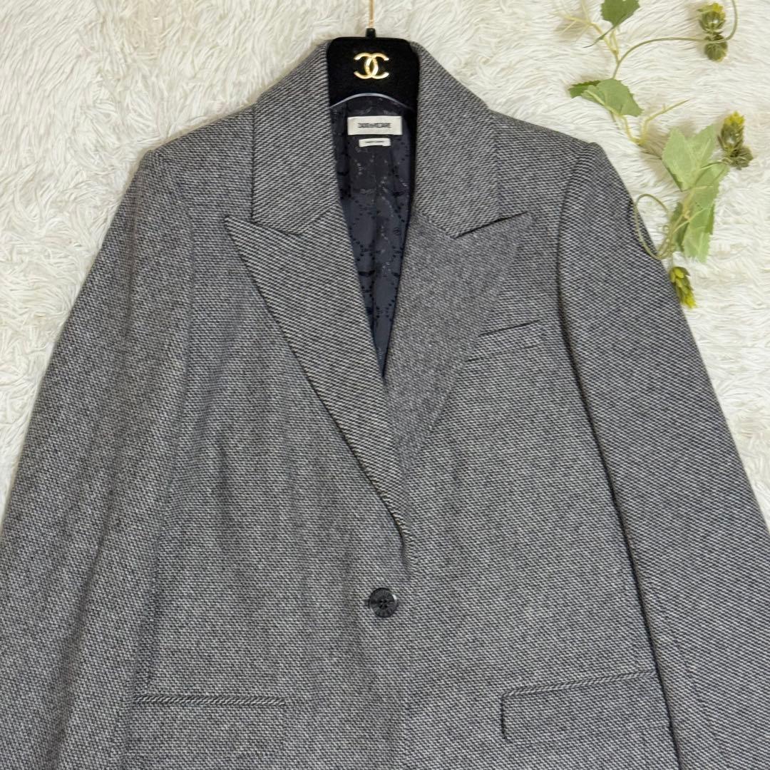 極美品　ザディグ エ ヴォルテール　チェスターコート　ロング丈　ウール　高級