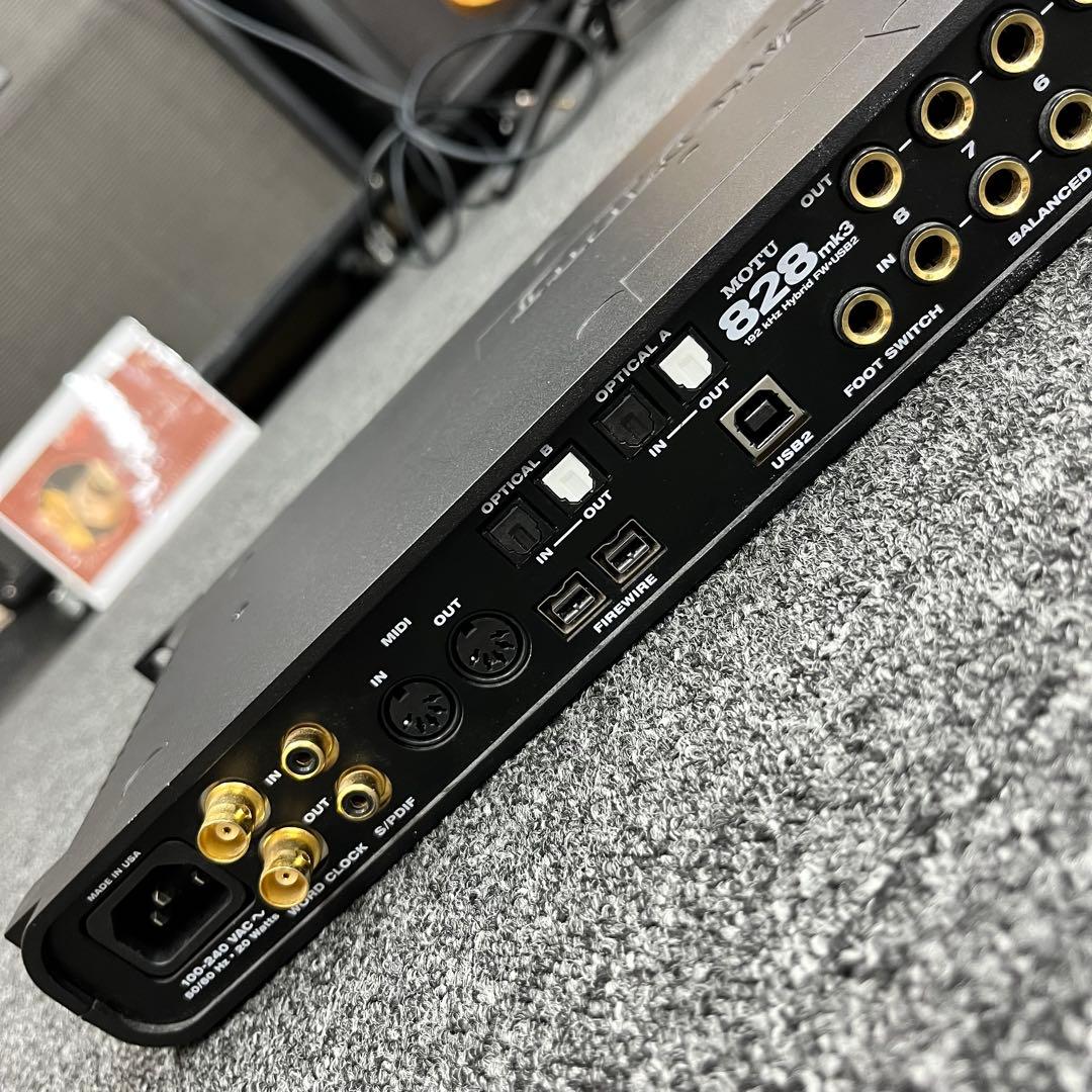 【11212】MOTU 828 mk3 hybrid オーディオインターフェース