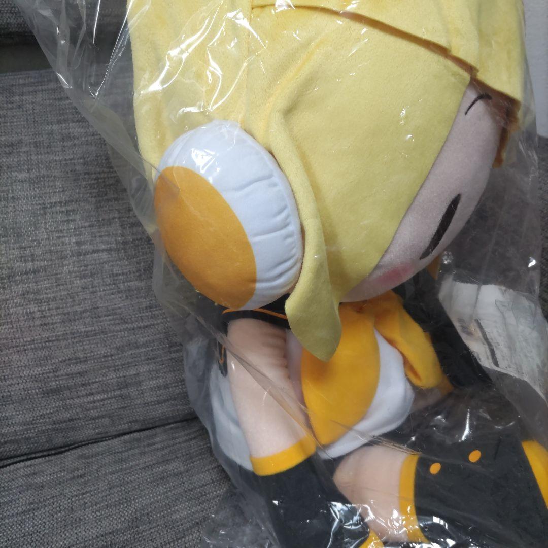 鏡音リン ／ふわぷち どでかジャンボぬいぐるみ 初音ミクシリーズ／ボカロ／