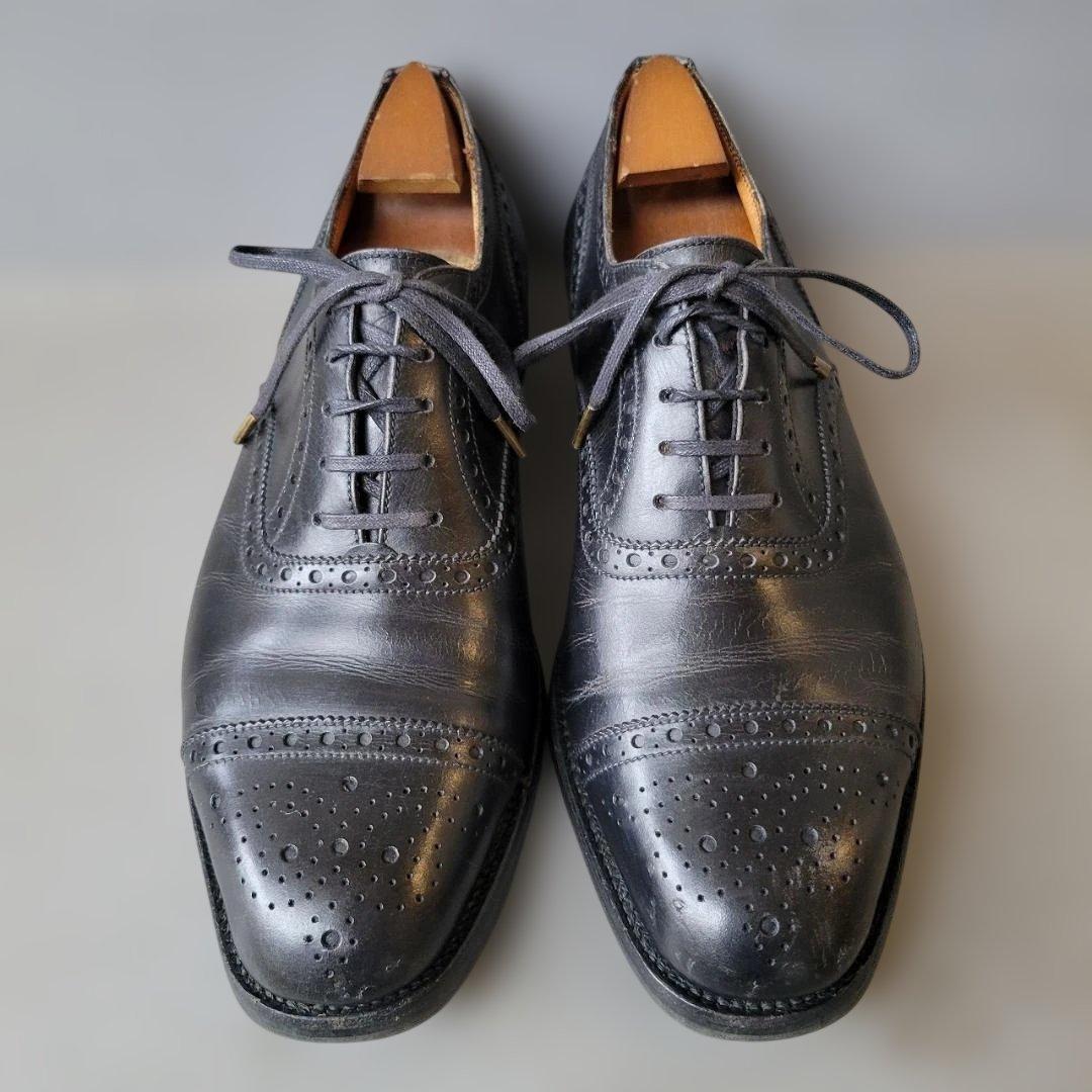 J.M.WESTON セミブローグ メダリオン 310 25cm 5 1/2D