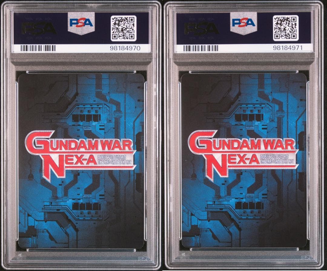 【PSA10/8】νガンダム/サザビー ガンダムウォーネグザ 連番