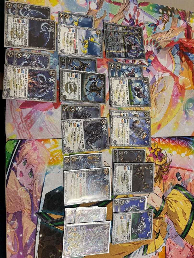 バトルスピリッツ　アルテミス　機獣デッキ　2重スリーブ40枚 +デッキパーツ
