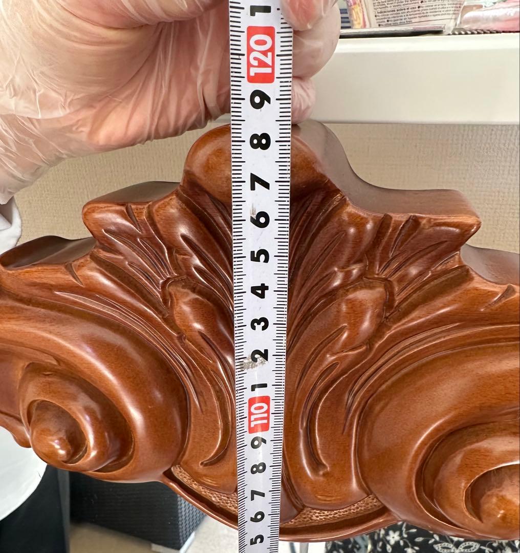 イタリー製バロック様式 木製 大きな鏡