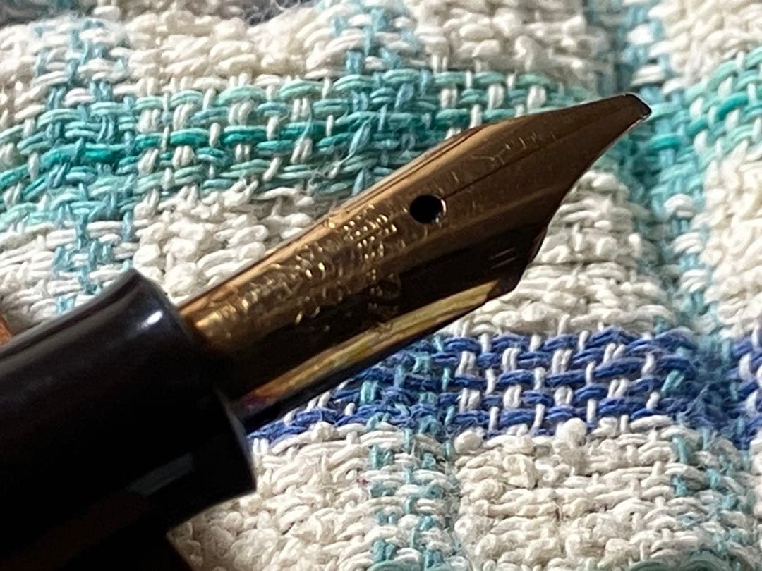 ペリカン　茶縞　OBB 万年筆