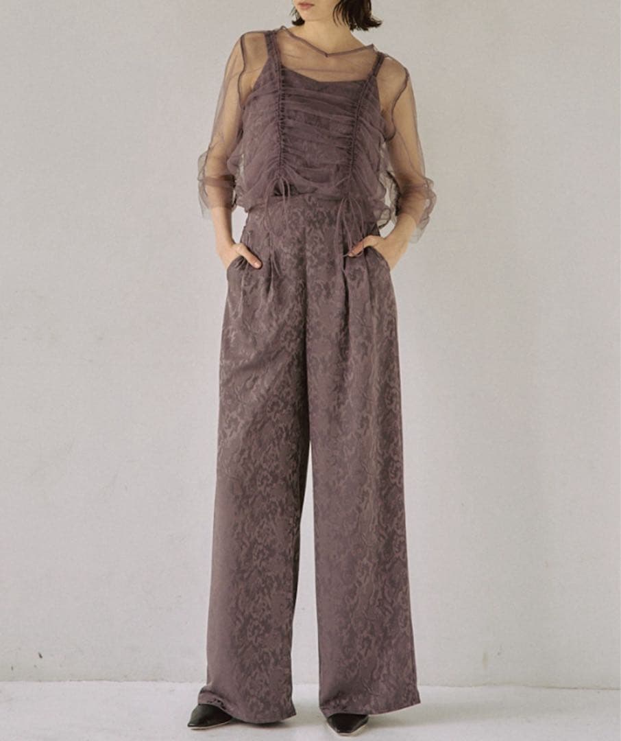 LE’RUREリルアー Many way tulle pants dress