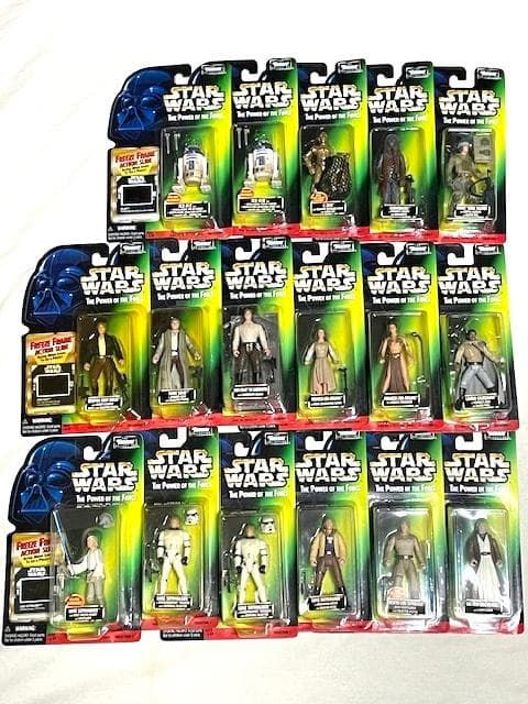☆新品 ビンテージ スターウォーズPOTF US版FF16種17体